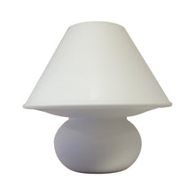 Load image into Gallery viewer, Pair of White Glass Mushroom Table Lamps by Glashütte Limburg, 1960s