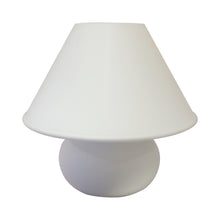 Load image into Gallery viewer, Pair of White Glass Mushroom Table Lamps by Glashütte Limburg, 1960s