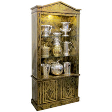 Load image into Gallery viewer, 1970s Spanish Neo-Classical Style Brass Display Cabinet – Vitrine