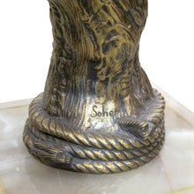 Load image into Gallery viewer, 1960s Bronze Dining Table with Onyx Square Base by Soher, Spain