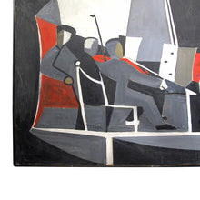 Load image into Gallery viewer, 1950 Very large Oil on Canvas “L’Orchestre” by Francois Jacquemin, French