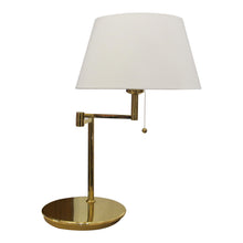 Load image into Gallery viewer, 1970s Pair of Large Brass Bracket Table Lamps, Swedish, 1970s