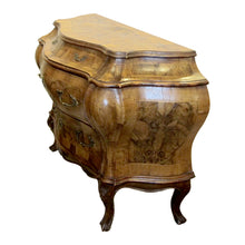 Load image into Gallery viewer, 1930s Bow Fronted Chest of Drawers, Rococo Style, Italian