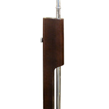 Load image into Gallery viewer, 1960s Pair of Chrome and Walnut Swivel Bracket Floor Lamps, Swedish