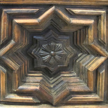 Load image into Gallery viewer, 1960s Spanish Sideboard with Geometric Carved Doors