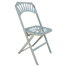 Load image into Gallery viewer, Set of Eight French Metal Folding Garden Chairs, 1950s