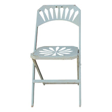 Load image into Gallery viewer, Set of Eight French Metal Folding Garden Chairs, 1950s
