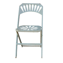 Load image into Gallery viewer, Set of Eight French Metal Folding Garden Chairs, 1950s