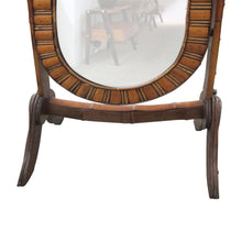 Load image into Gallery viewer, Mid-Century French Bamboo Cheval Mirror, 1960s