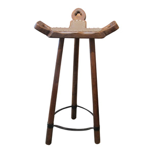 Set of 6 Sculptural Barstools by Sergio Rodrigues in Brazilian Hardwood