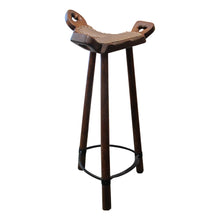 Load image into Gallery viewer, Set of 6 Sculptural Barstools by Sergio Rodrigues in Brazilian Hardwood
