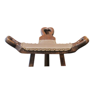 Set of 6 Sculptural Barstools by Sergio Rodrigues in Brazilian Hardwood