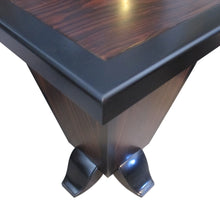 Load image into Gallery viewer, French Art Deco Walnut Veneer Side Table with Inverted Pyramid Base
