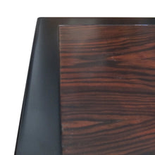 Load image into Gallery viewer, French Art Deco Walnut Veneer Side Table with Inverted Pyramid Base
