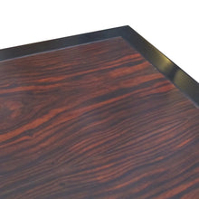 Load image into Gallery viewer, French Art Deco Walnut Veneer Side Table with Inverted Pyramid Base
