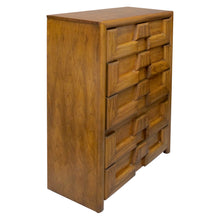 Load image into Gallery viewer, 1960s Lane Oak Tallboy Chest of Drawers – Mid-Century Modern, American

