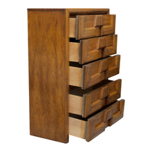 Load image into Gallery viewer, 1960s Lane Oak Tallboy Chest of Drawers – Mid-Century Modern, American