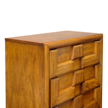 Load image into Gallery viewer, 1960s Lane Oak Tallboy Chest of Drawers – Mid-Century Modern, American
