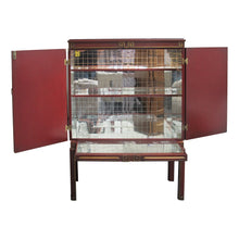 Load image into Gallery viewer, 1950s Swedish-made Chinoiserie Drinks Cabinet with Carved Panels
