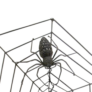 Mid-Century French Wrought Iron Spider Web Wall Light, circa 1950