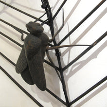 Load image into Gallery viewer, Mid-Century French Wrought Iron Spider Web Wall Light, circa 1950