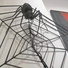 Load image into Gallery viewer, Mid-Century French Wrought Iron Spider Web Wall Light, circa 1950
