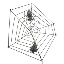 Load image into Gallery viewer, Mid-Century French Wrought Iron Spider Web Wall Light, circa 1950