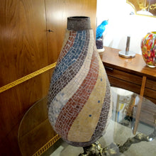 Load image into Gallery viewer, Large French Ceramic Mosaic Vase, Circa 1950s – Mid-Century Modern