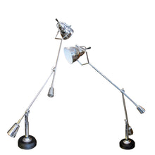 Load image into Gallery viewer, Pair of Italian Re-edition Sculptural Double-Arm Desk Lamps, 1970s