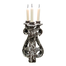 Load image into Gallery viewer, Pair of 1950s Fat Lava Candlesticks by Marius Giuge from Vallauris, French