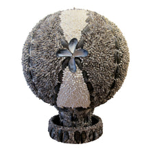 Load image into Gallery viewer, 1960s Elegant Twin Shell Globes with Handcrafted Coastal Art, English