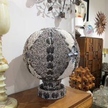 Load image into Gallery viewer, 1960s Elegant Twin Shell Globes with Handcrafted Coastal Art, English