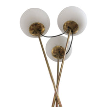 Load image into Gallery viewer, Sculptural Tripod Floor Lamp with Three Glass Globes, Germany 1970s