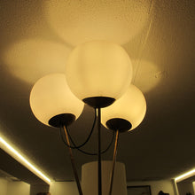 Load image into Gallery viewer, Sculptural Tripod Floor Lamp with Three Glass Globes, Germany 1970s