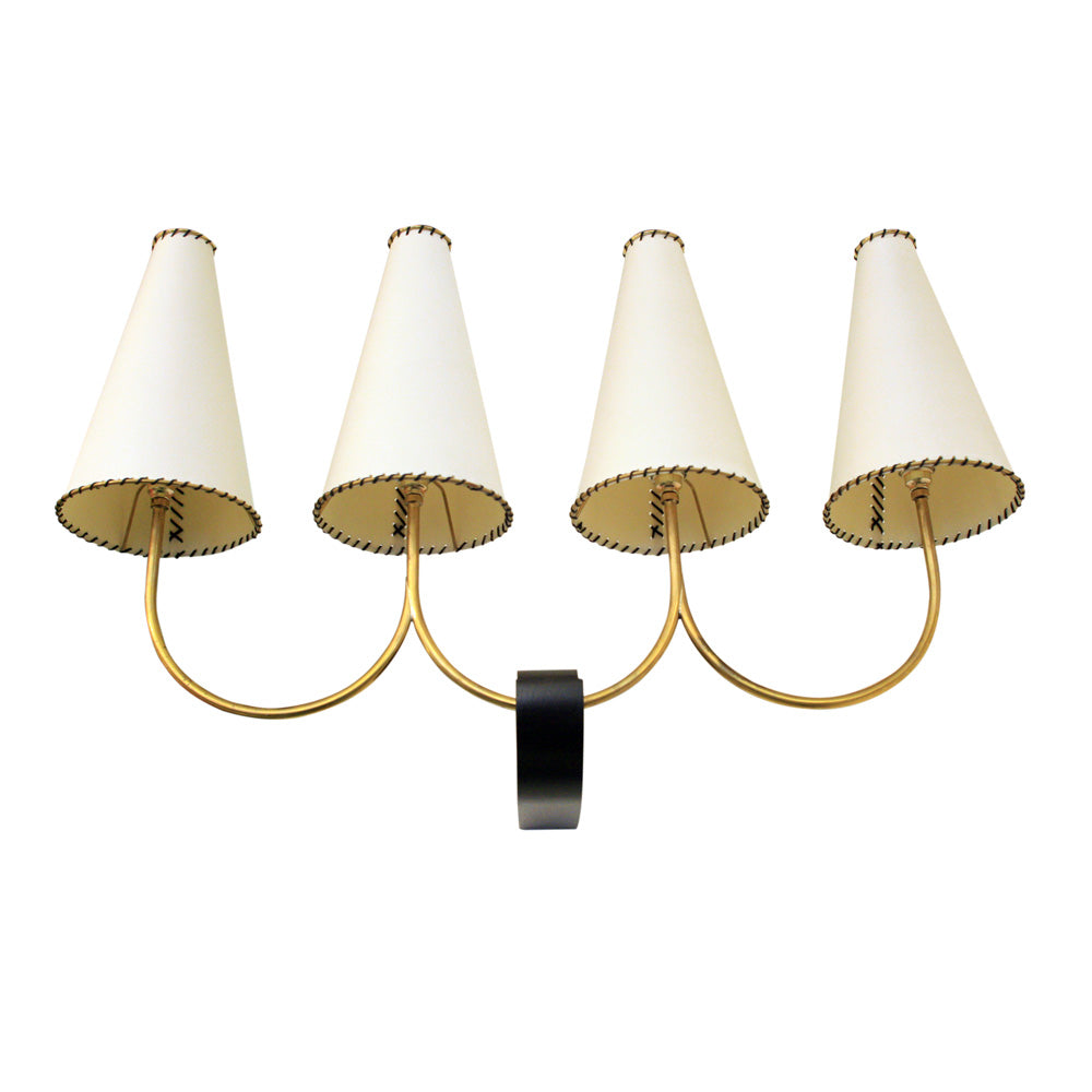 Pair of Quattro Coni Wall sconces by Diego Mardegan