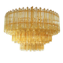 Load image into Gallery viewer, An outstanding Venini Triedri ceiling light.