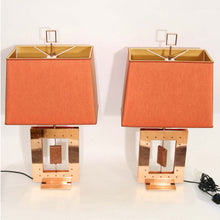 Load image into Gallery viewer, Pair of table lamps by Roberto Giulio Rida