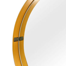Load image into Gallery viewer, Italian design Yellow colour DRUM Mirror