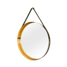 Load image into Gallery viewer, Italian design Yellow colour DRUM Mirror