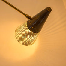 Load image into Gallery viewer, JDV 12 Brass and Ivory Colour Shades Ceiling light by Diego Mardegan