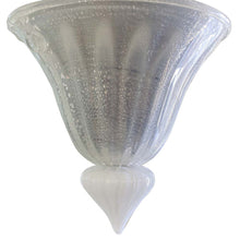 Load image into Gallery viewer, Silver and clear Venetian chandelier