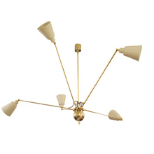 Load image into Gallery viewer, Cream colour Star Five Ceiling light