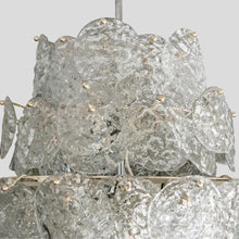 Load image into Gallery viewer, 1960s Vintage Italian design chandelier by Av Mazzega
