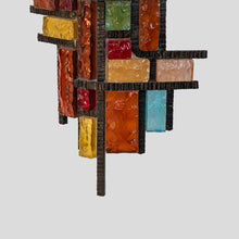 Load image into Gallery viewer, Multicolor Italian design brutalist wall light by Longobard
