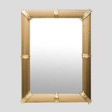 Load image into Gallery viewer, Murano glass Gold Venetian Rigatello Mirror