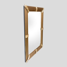 Load image into Gallery viewer, Murano glass Gold Venetian Rigatello Mirror