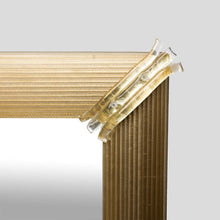 Load image into Gallery viewer, Murano glass Gold Venetian Rigatello Mirror