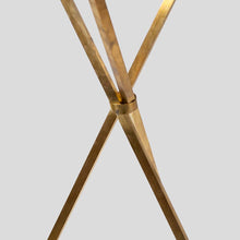 Load image into Gallery viewer, Pair of Italian design brass Gueridon side table