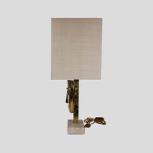 Load image into Gallery viewer, Vintage Brass face sculpture table lamps