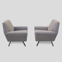 Load image into Gallery viewer, Pair of armchairs attributed to Lenzi